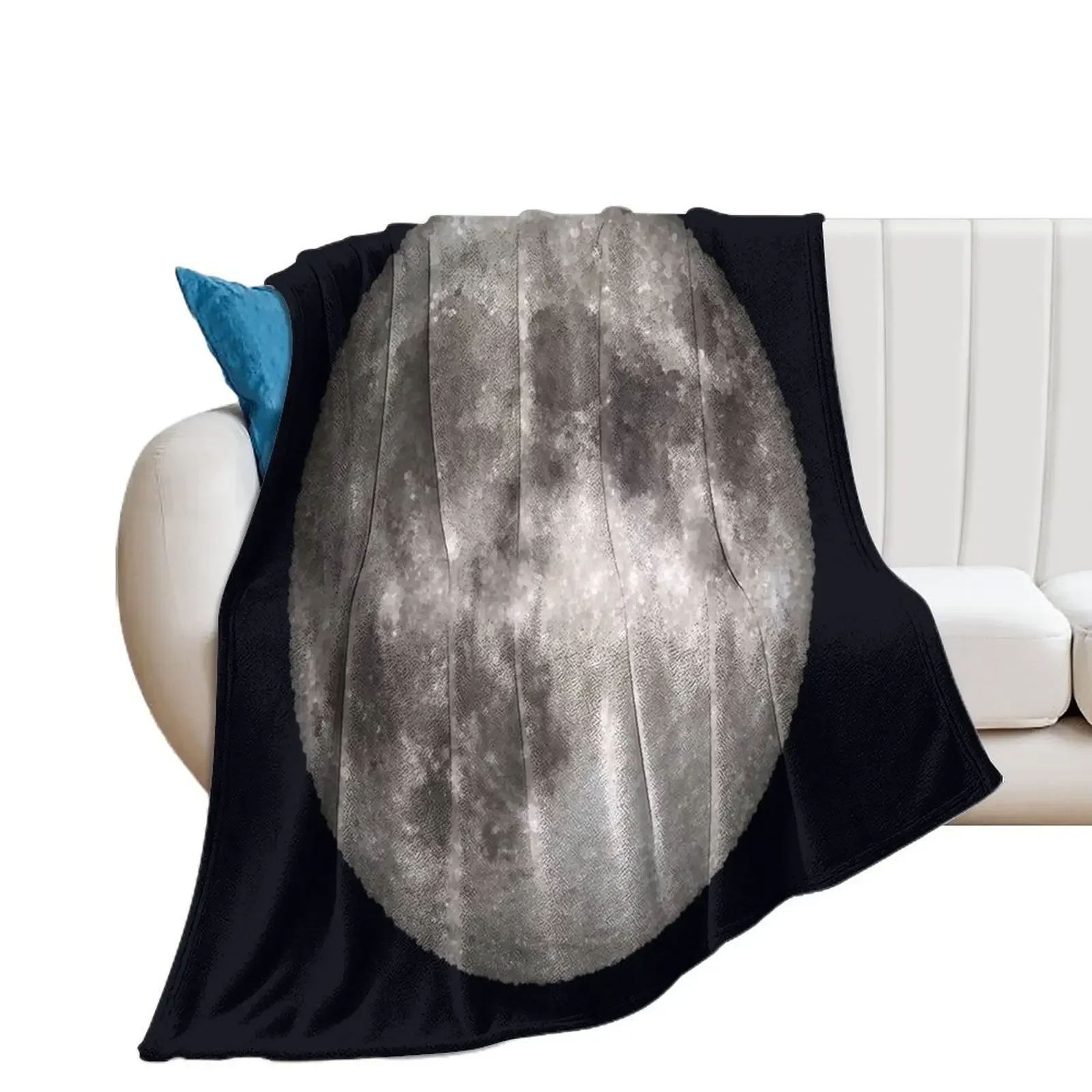 

Full Moon Throw Blanket Shaggy decorative Thin Blankets