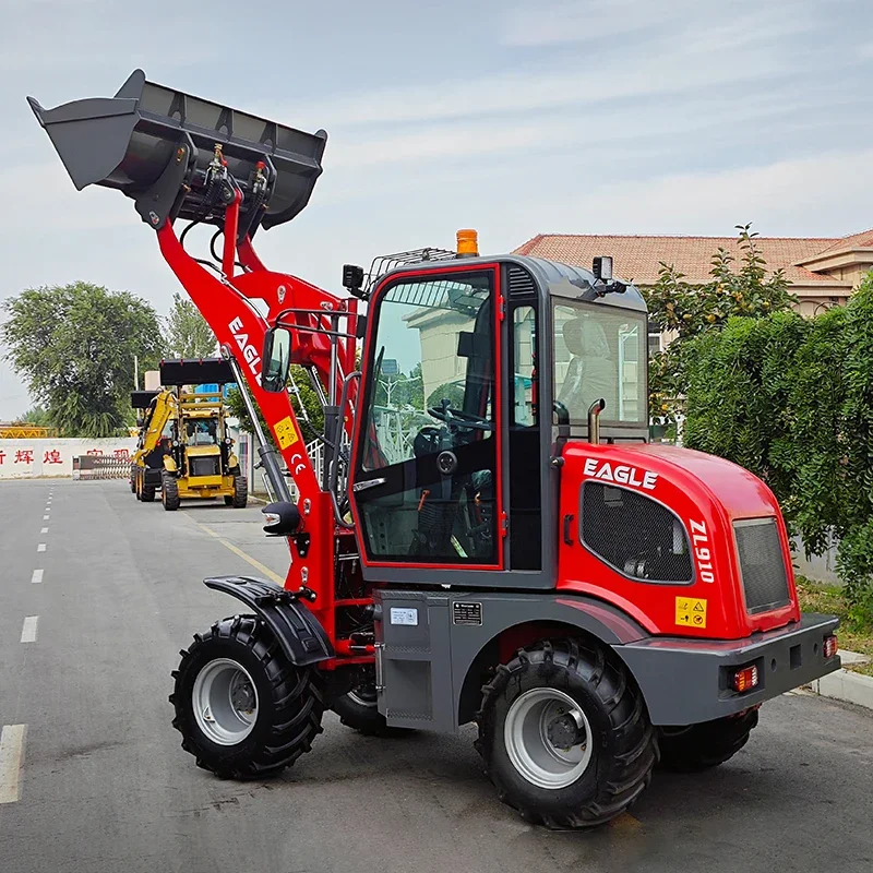 Manufacturer Mini Loader 4wd Tractor With Front End Loader And Small Mini 1ton Wheel Loader Long Power Iso