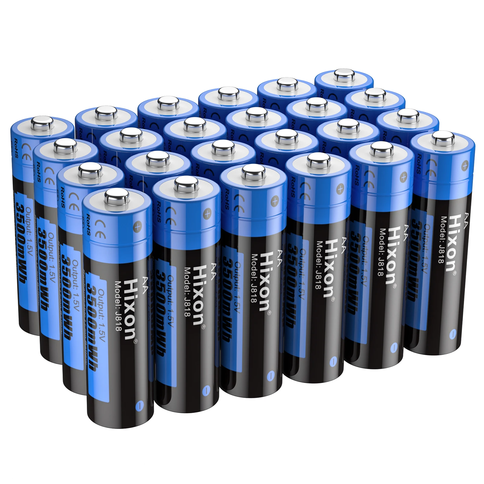 Hixon 1.5V High Capacity of 3500mWh AA Li-ion Batteries Rechargeable With AA Charger,Support Wholesale, Flashlight, Microphone