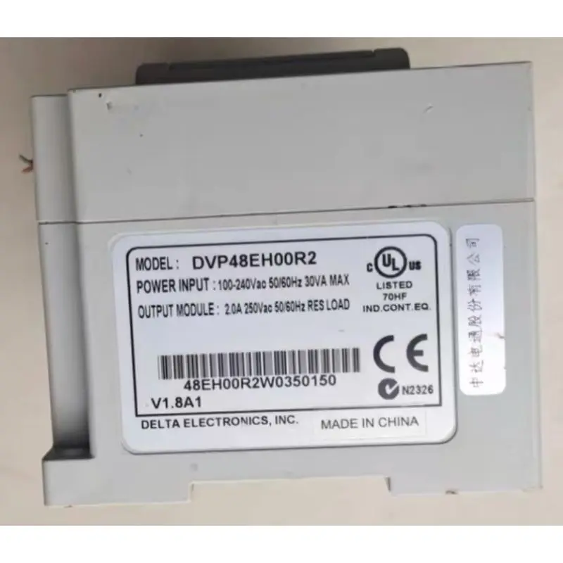 Second-hand test OK for Delta PLC DVP48EH00R2