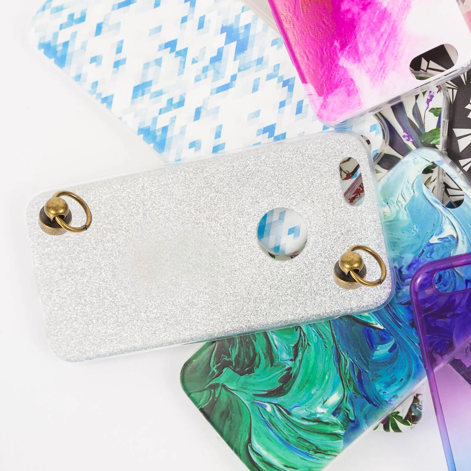 

20Sets Phone Case Screws Rivets Fasteners DIY Craft Bag Chain Durable Copper Studs Practical Handmade Repair