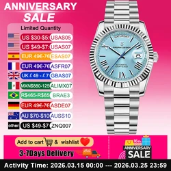 PAGANI DESIGN 2026 New Men's Watches Mechanical Top brand Luxury Automatic Watch For Men AR Sapphire glass Calendar Wrist watch