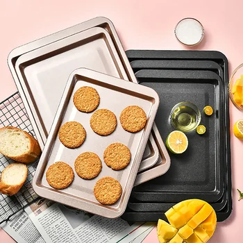 Non-Stick Carbon Steel Rectangle Baking Pan 1