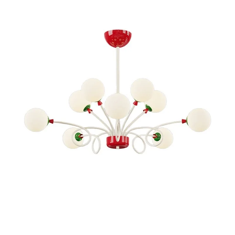 Magic Bean Ball Restaurant Light, Cream Retro Eye Protection Master Bedroom Study Hanging Light