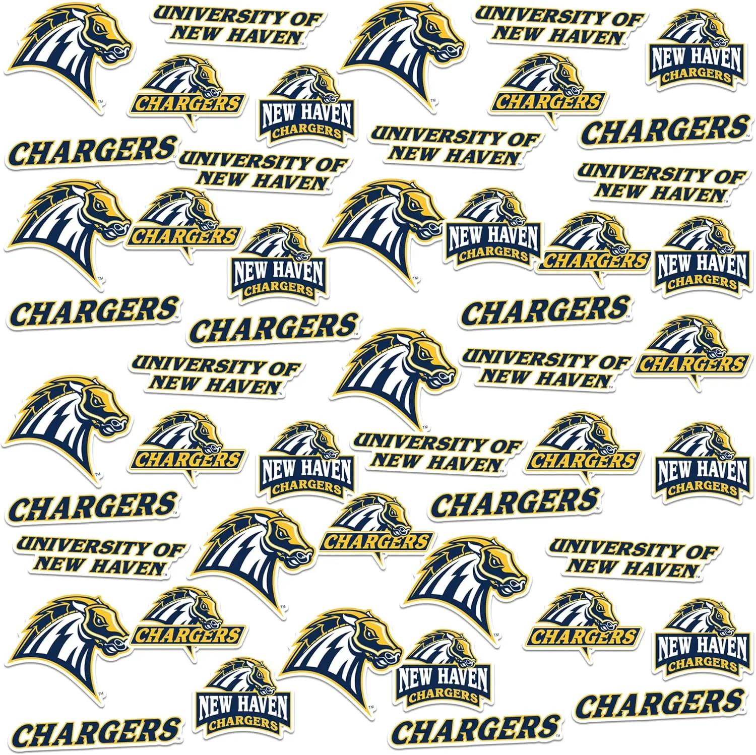 

University Spirit Logos Vinyl Stickers Variety Pack - Laptop, Water Bottle, Scrapbooking