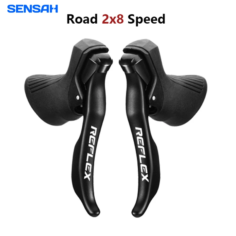 

SENSAH REFLEX 2x8 Speed Groupset Road Bikes Shifter Brake Lever Bicycle Derailleurs for Shimano Rear Derailleur CLARIS Series