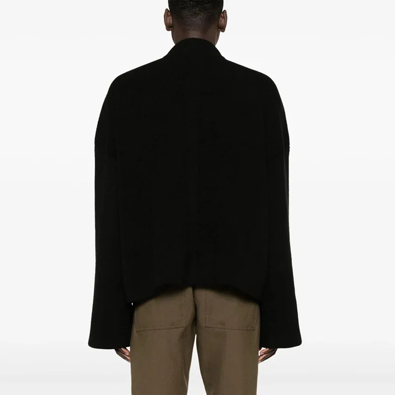 2025 autumn and winter street style loose pullover sweater, casual and warm letter knitted sweater, men's and women's tops