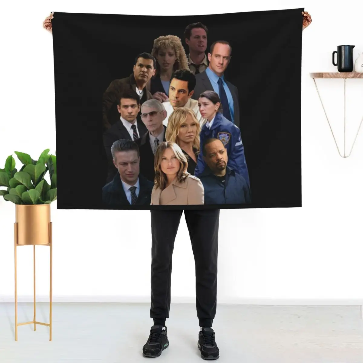 SVU Dedicated Detectives Throw Blanket couch cozy soft plush fuzzy picnic outdoor blanket