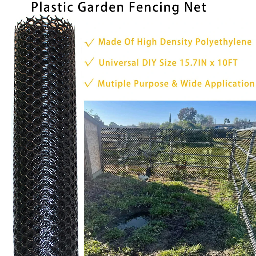 Multi Functional Mesh Safety Net  Suitable for Chicken Wire Fence  Garden Fence  Construction Barrier  and More