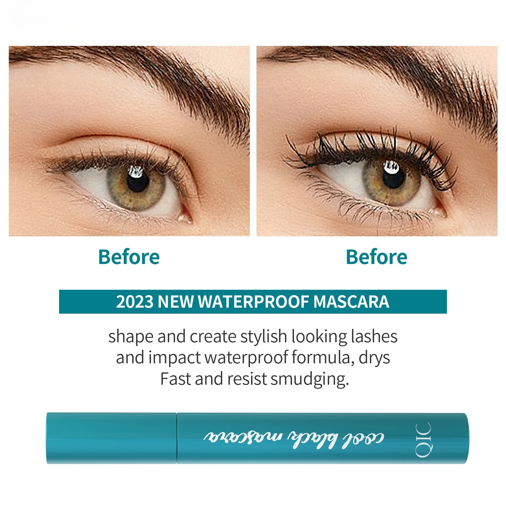 Setting Mascara Dikke krul Waterdicht Transpiratie Niet-vlekkend Lange Mascara Primer Schoonheid op voorraad