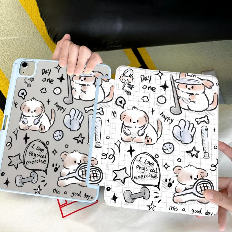 Para ipad mini 6 caso 2021 10.2 7/8/9 geração caso inteligente com suporte de caneta para pro 11 2nd 3rd 4th Чехол На Айwlд 9 7 Дюйма capa