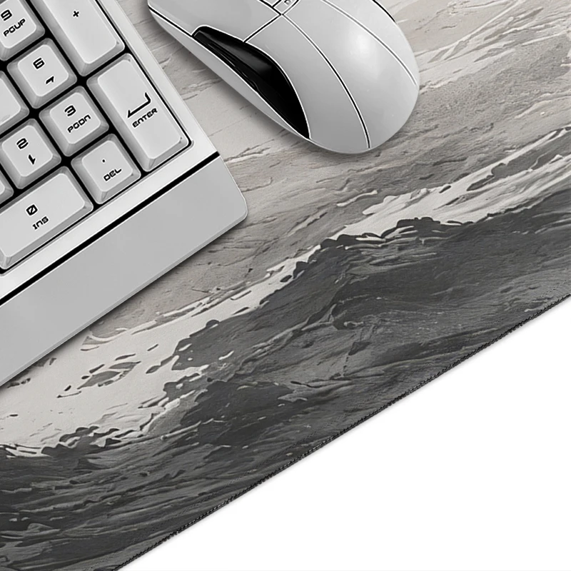 Mouse Pad Sunrise Ink Mountains Gaming XL Computer Mousepad XXL Mechanical Keyboard Pad Carpet Natural Rubber Mouse Mats