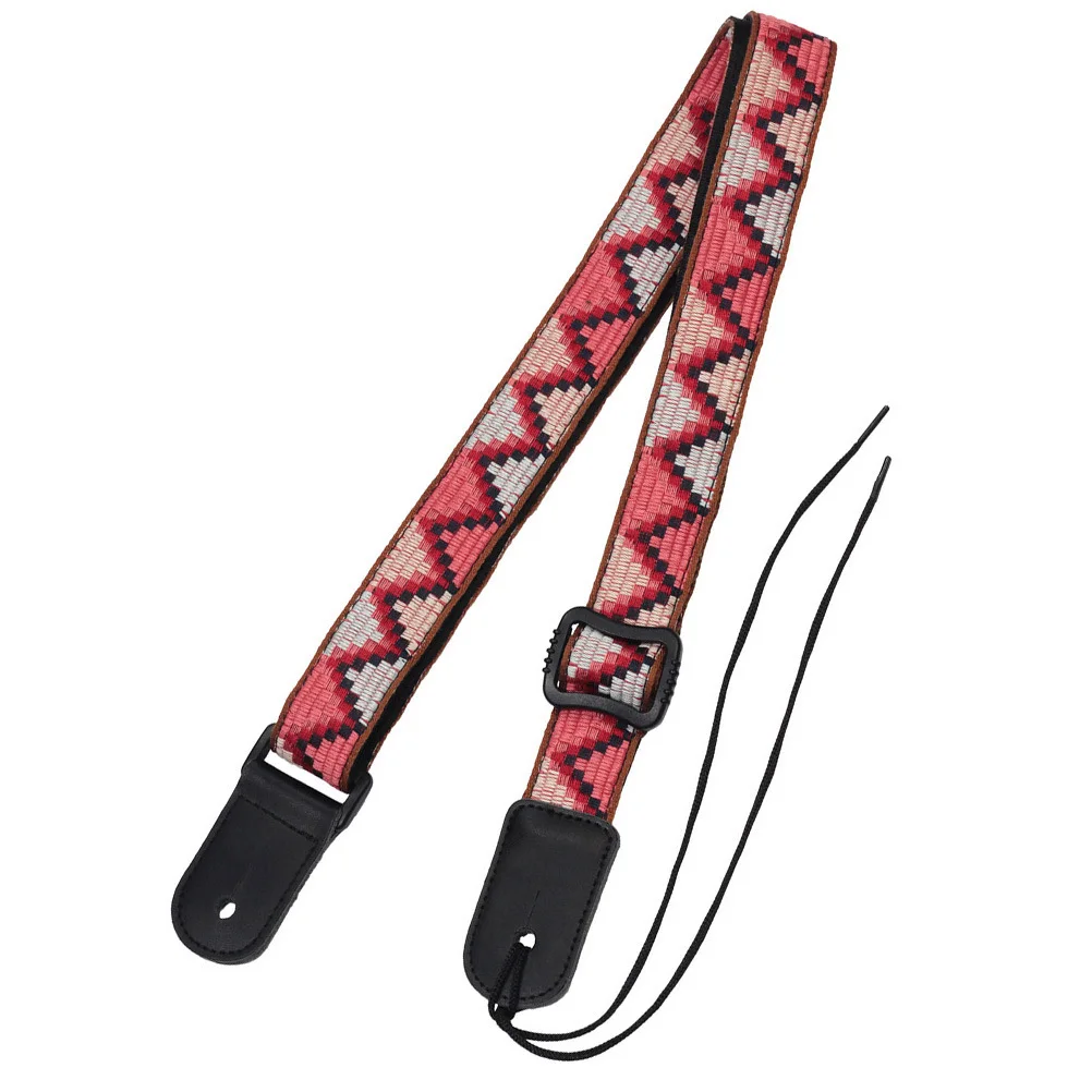 

1 set 1 Set Stylish Ukulele Strap Adjustable Bohemian Design Durable Shoulder Belt For Ukulele Practical Music Accessories