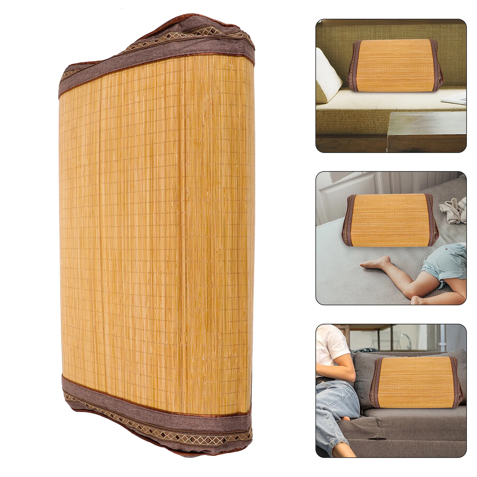 

Rectangle Summer Cooling Pillow Cover Decorative Replaceable Cushion Case Sofa Protector Home Bedroom Throw Pillowcase