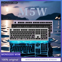 Monsgeek M5W 108 Key Customized The Third Mock Examination Mechanical Keyboard Kit Gasket Structure Aluminum Cnc Hot Swappable