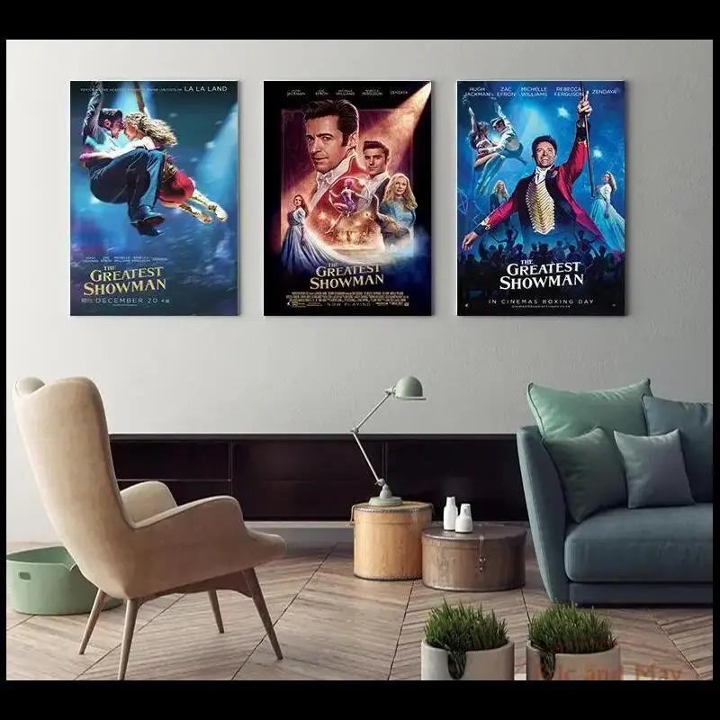 The Greatest Showman Movie Canvas Painting  Nordic Wall Decor Posters  Prints for Home Decoration