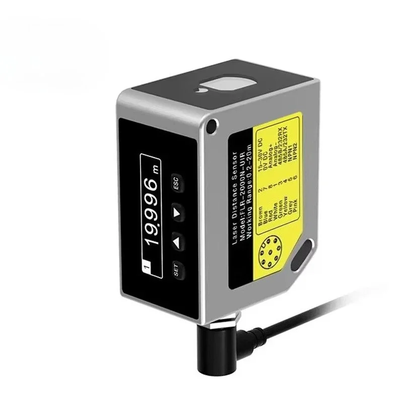 Industrial High Precision RS485 L/aser Distance Sensor Optical 100 Meters Long Range TOF Photoelectric Switch
