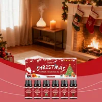 Christmas‑themed Fragrance Essential Oil Set, Natural and Long‑lasting Scent for Cozy Atmosphere At Home, Office and Festive Occasions 2