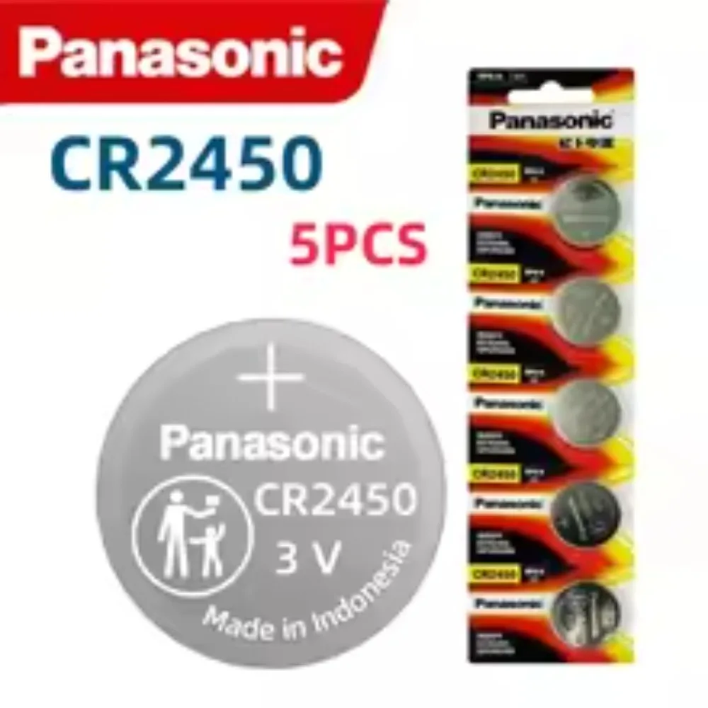 CR2450 3V 600mAh Lithium Coin Battery Compatible with KCR2450 5029LC LM2450 DL2450 ECR2450 BR2450 for Watches