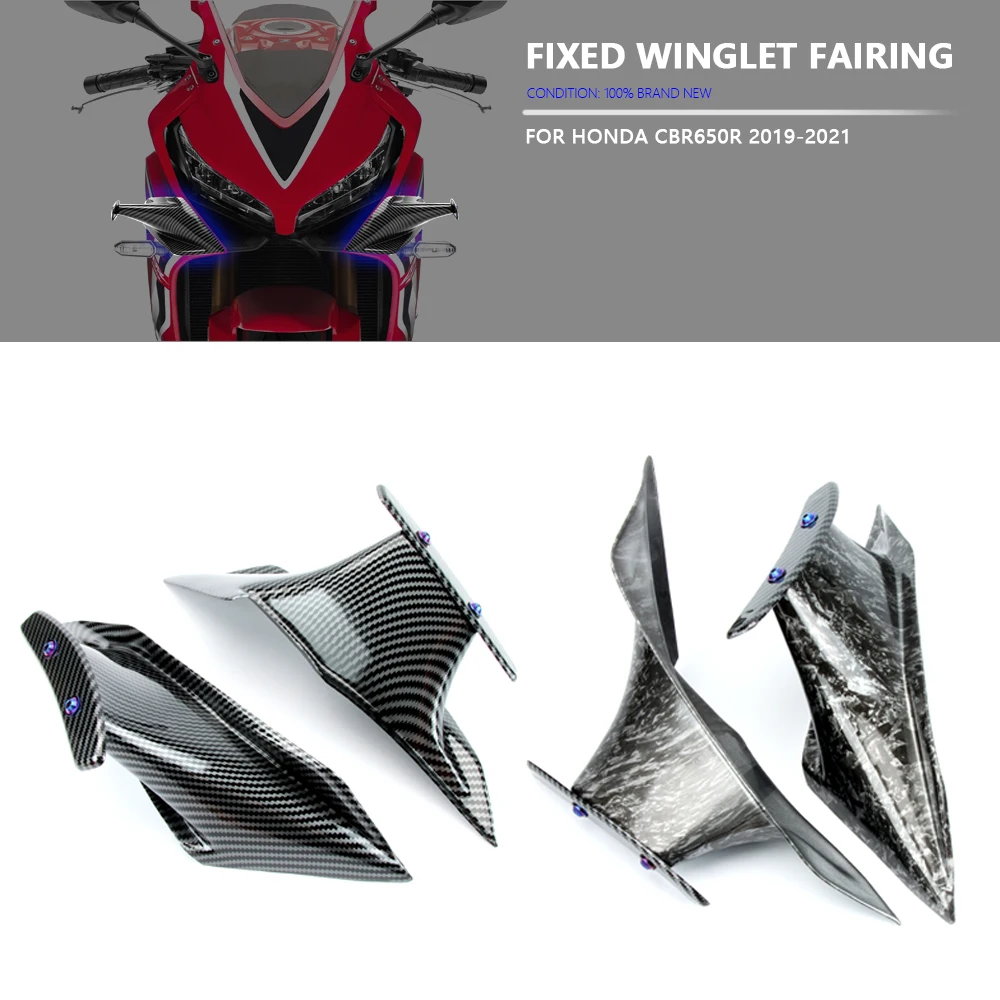 Motorcycle Accessories Fairing Winglet Kit For Honda CBR650R Fairing Aerodynamic Winglets Dynamic Wing CBR 650 R 650R 2019- 2023