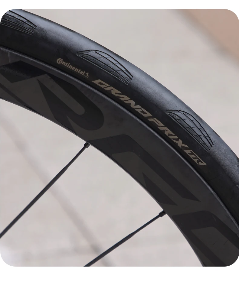 Continental Grand Prix Rennradreifen, pannensicher, schlauchloser/Schlauchreifen, 700 x 25 C/28 C/30 C/32 C, schwarze Chili-Rennradreifen – Detail 21