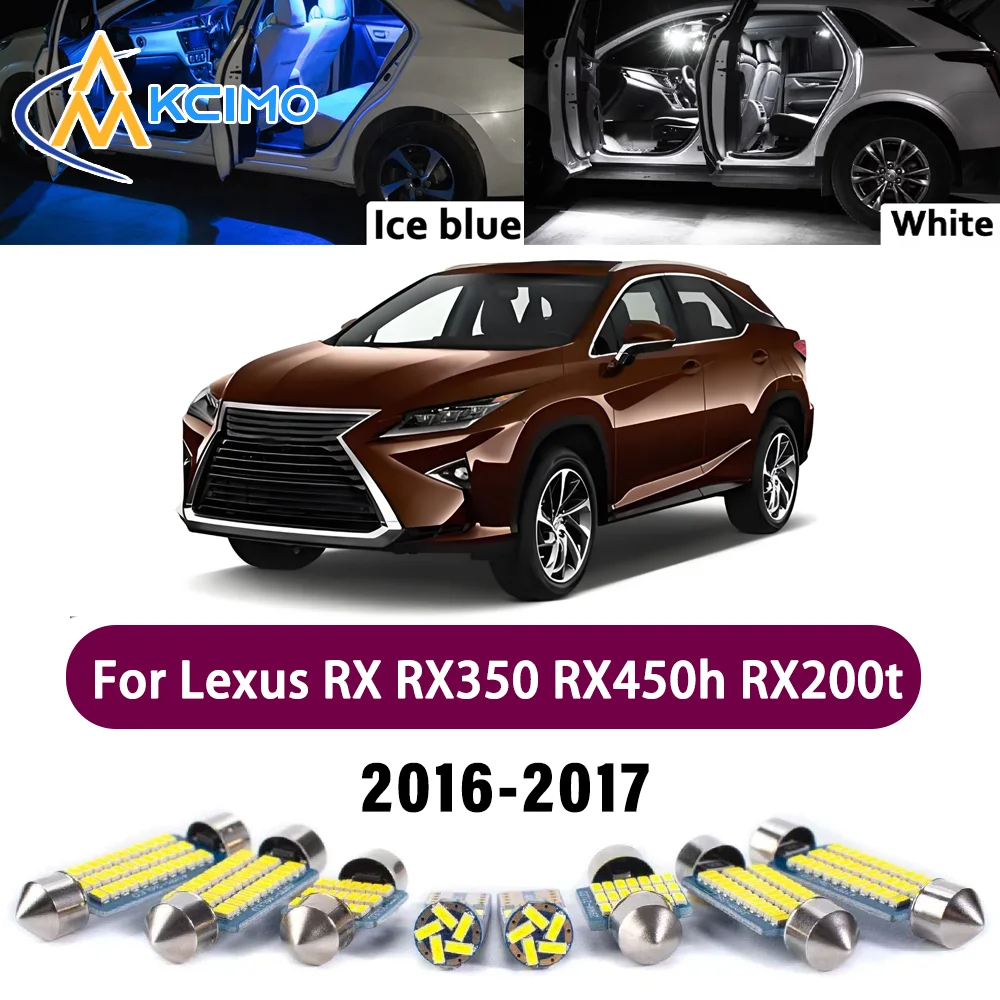 High-Quality Light Bulb For Lexus RX RX350 RX450h RX200t 2016-2017 Premium Easy Install Interior Safer Error-Free Reading Lights