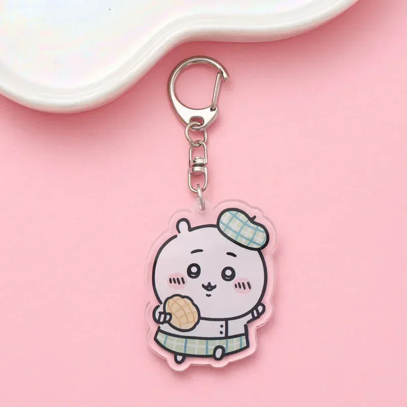 Anime Acrylic keychain accessaries Cartoon Car Bag Pendant Gift Cute Creative Schoolbag Charm Funny Friends Fans Gifts Keyring