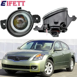2Pcs Auto Parts Front Fog Light Angel Eye For Nissan Altima 2008 2009 2010 2011 2012 2013 2014 2015 Lamp Accessories Left Right