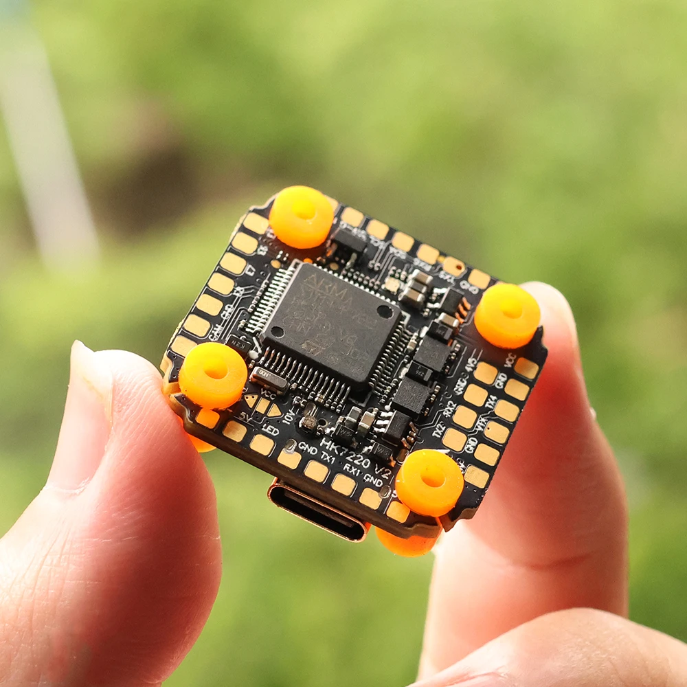 BLHeli-32 60A 4in1 ESC и FC FPV Stack, 20x20 мм, 2-8S, двойной BEC, двойной контроллер полета ICM-42688 Gyros, для гоночного дрона FPV RC Quad