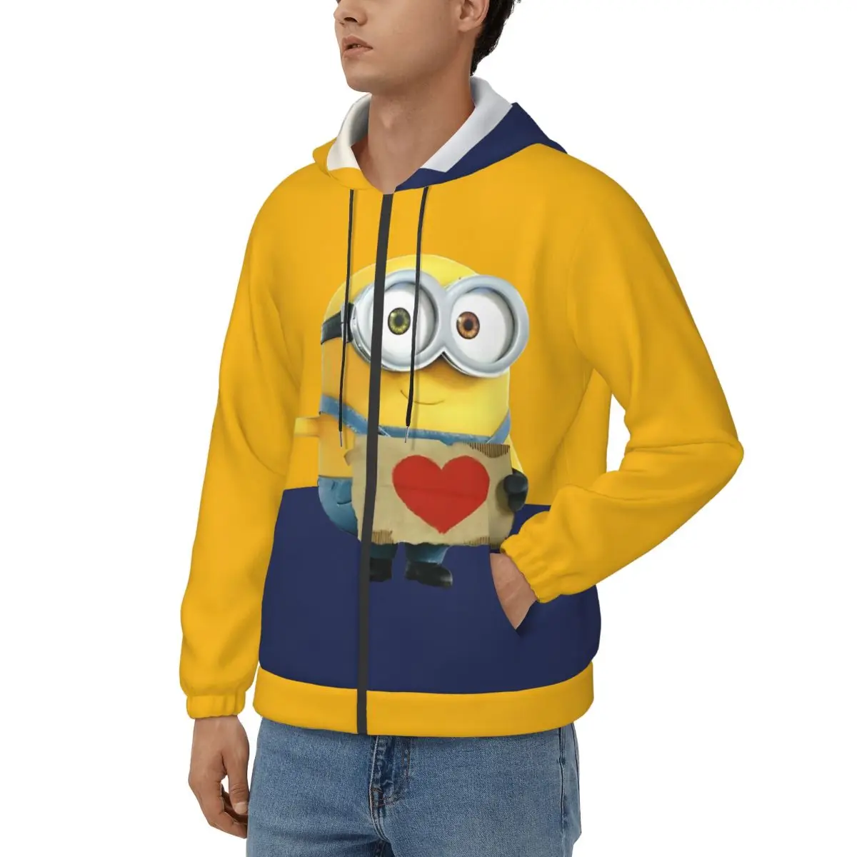 Minions Minions Men's Hoodie Despicable Me Minions Tops  Unique Hoodies Winter