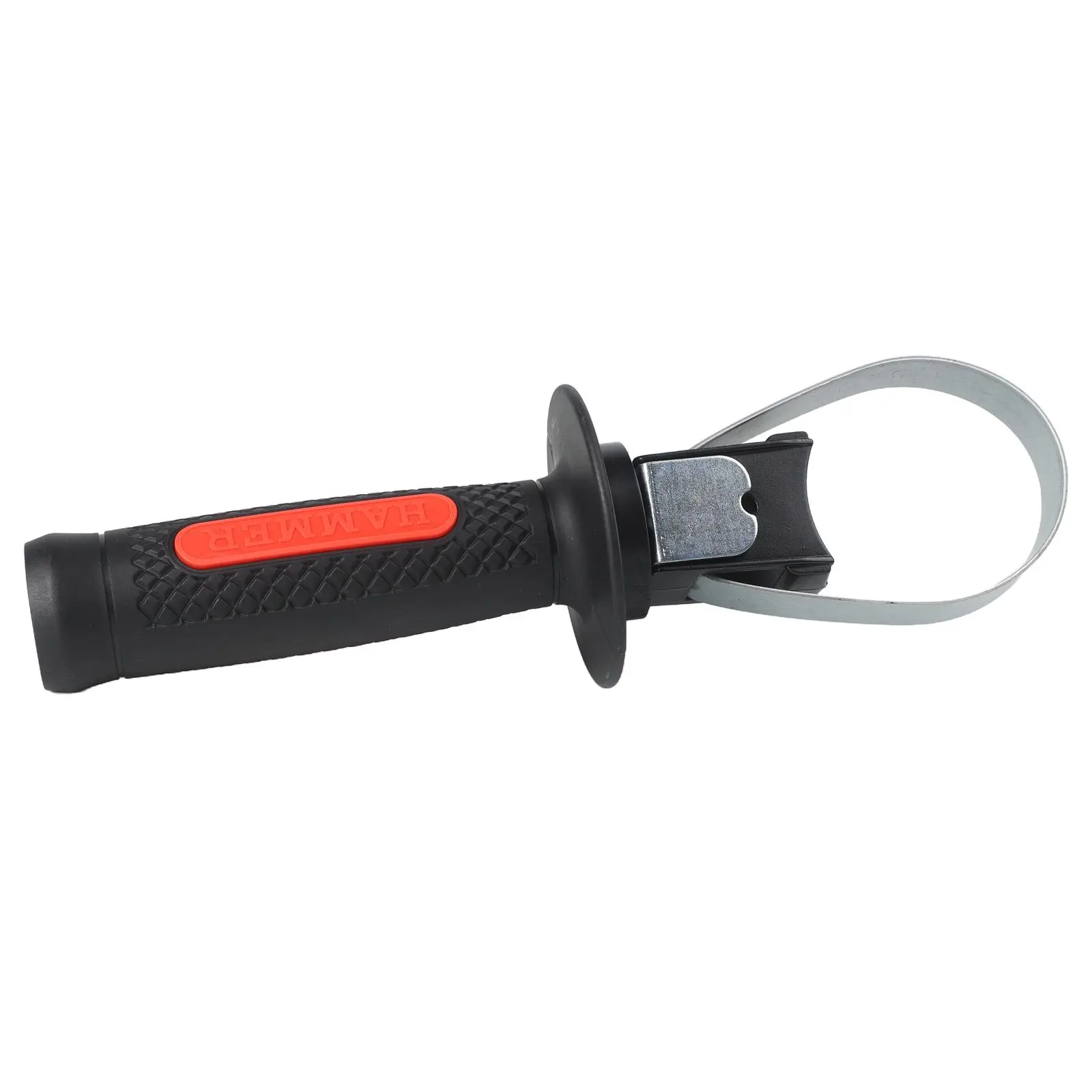 For Rotating Tool Handle Adjustable for Hammer Drills with 60 65mm Shaft Support Non Slip Iron Ring and Plastic Build