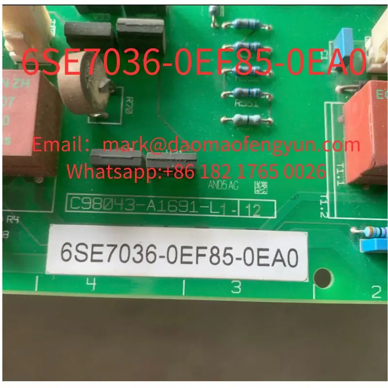 6SE7036-0EF85-0EA0 Used Tested OK In Good Condition Control and pre-charging Module PET1