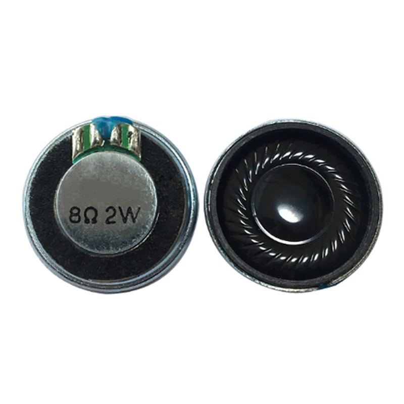 Orador eletrônico do brinquedo da porta interna redonda, orador pequeno, 23mm, 8 ohms, 2W, 80 Pcs