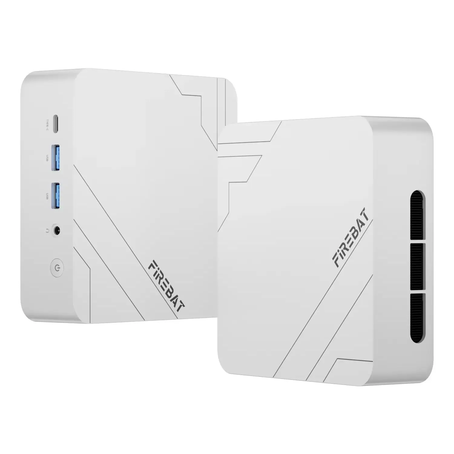 Firebat Mini-PC F1 AMD Ryzen 5 7640HS Gaming-Desktop 12 GB DDR5 512 GB SSD Windows 11 Pro Wi-Fi 6 USB4.0 Kompakter Computer
