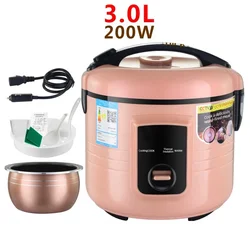 3L large capacity 24V car rice cooker suitable for trucks and vans