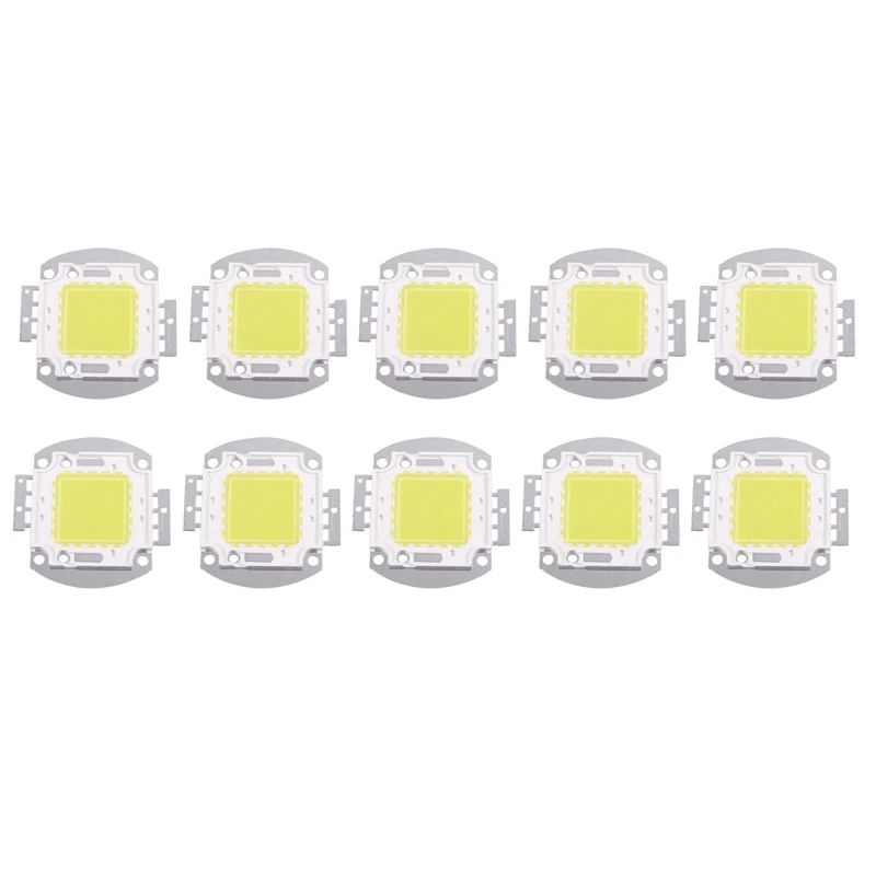 

10X LED Chip 100W 7500LM White Light Bulb Lamp Spotlight High Power Integrated DIY