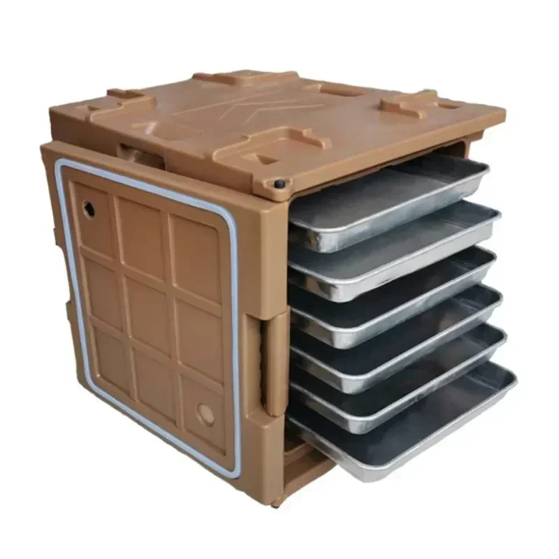 120Liter Catering Service Thermal Transport Container Food Warmer Insulated Food Carrier for 60x40cm Baking Tray