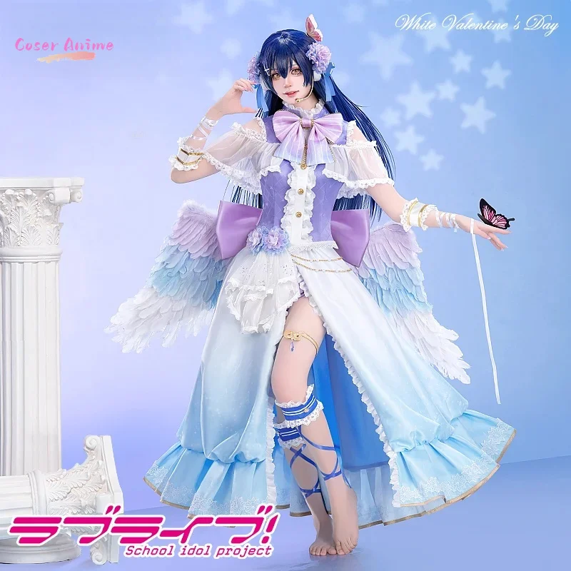 

Anime LoveLive Sonoda Umi Cosplay Costume Uniform Halloween Carnival Party Christmas Play Role Clothes Clothing