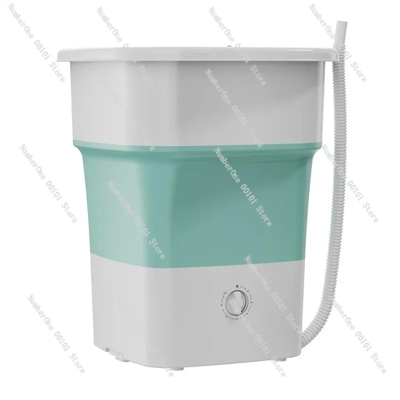 52L Folding Washing Machine Wash Spin Integrated Large Capacity Household Laundry Shoe Washer Healthy Antibacterial Portable