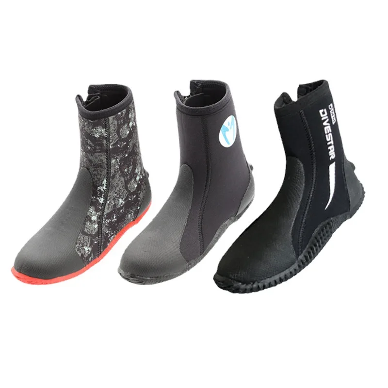 5mm Diving Shoes, Beach Outdoor River Tracing Shoes, Anti Slip Vulcanized Shoes, Adult Diving Socks, Diving Shoe Covers