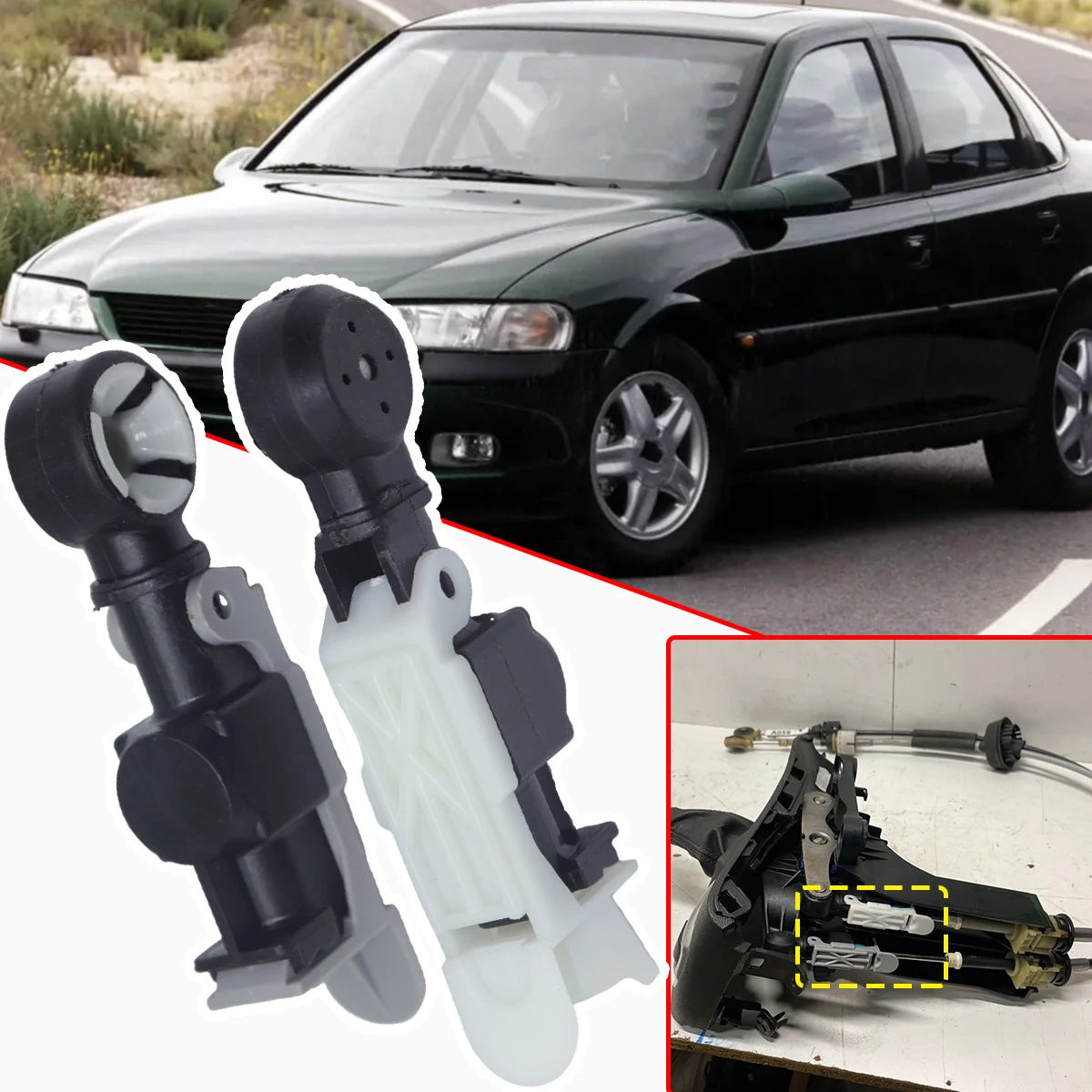 

Gear Shift Cable Linkage Selector for Opel Vectra B 1996-2002 Manual Gearbox End Rod Connect Cable Bowden Pull Bushing Parts Kit