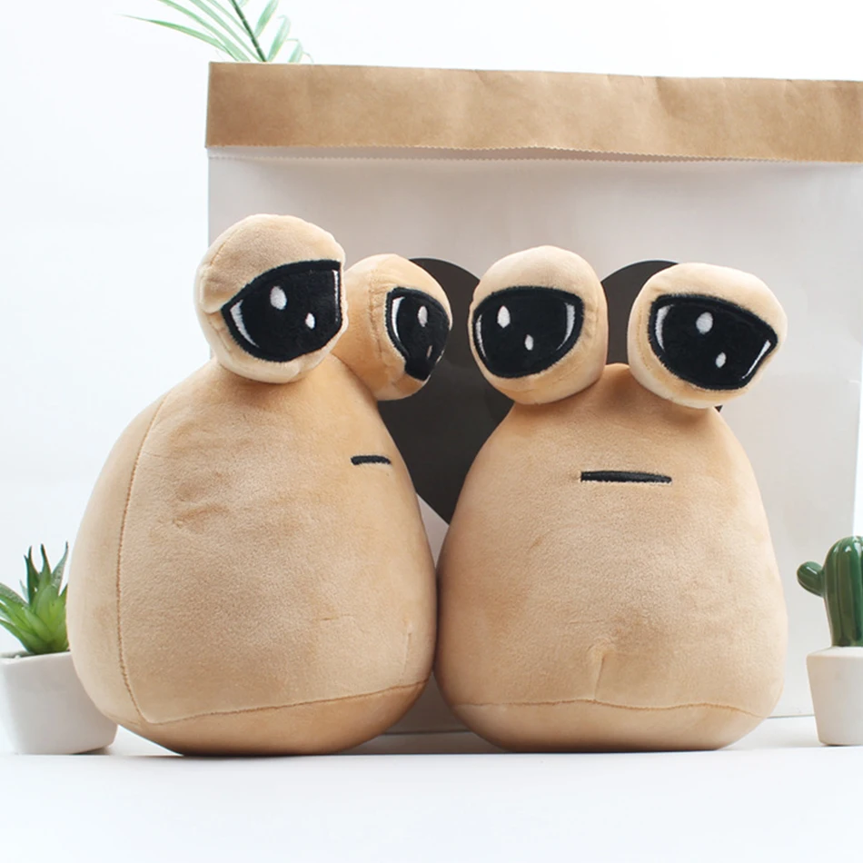 22cm Pou Plush Toys Hot Game My Pet Alien Furdiburb Emotion Alien Plushie Stuffed Animal Doll children Birthday Christmas gift