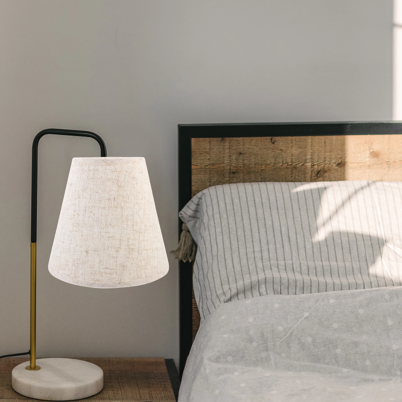 كريستال الحديد كليب غطاء مصباح النسيج معلقة غطاء خفيف لغرفة النوم غرفة المعيشة دراسة قلادة الظل استبدال أجزاء