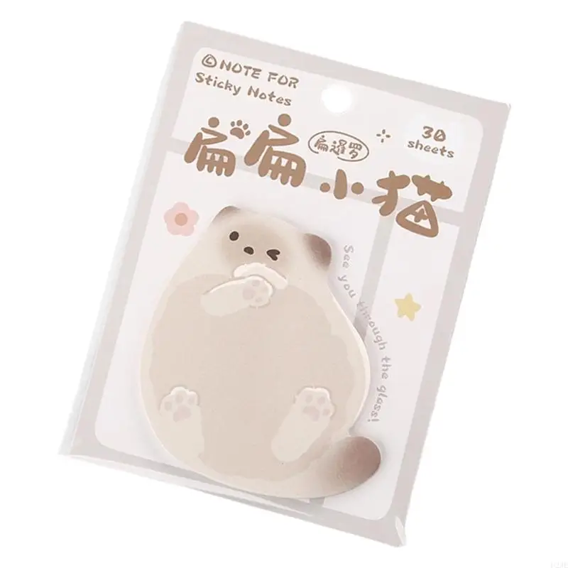 U2je Simple Note Pads Serie Kitten NOTE Sticky Note adesive Nota appiccicosa adorabile Memo per animali