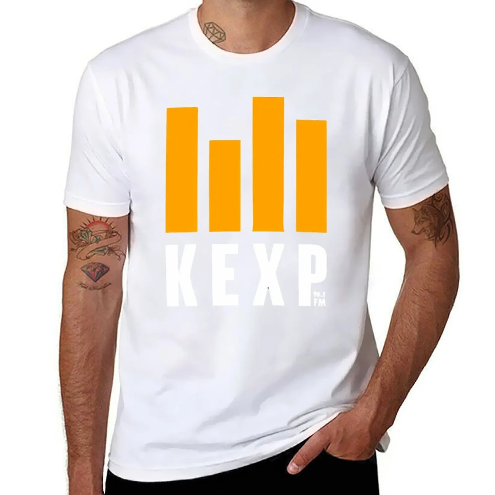 

Special Edition KEXP T-Shirt men t shirt cotton 100% t shirts with prints T-Shirt