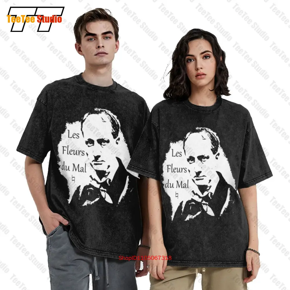 

Винтажная футболка унисекс Les Fleurs Du Mal Baudelaire KZY0