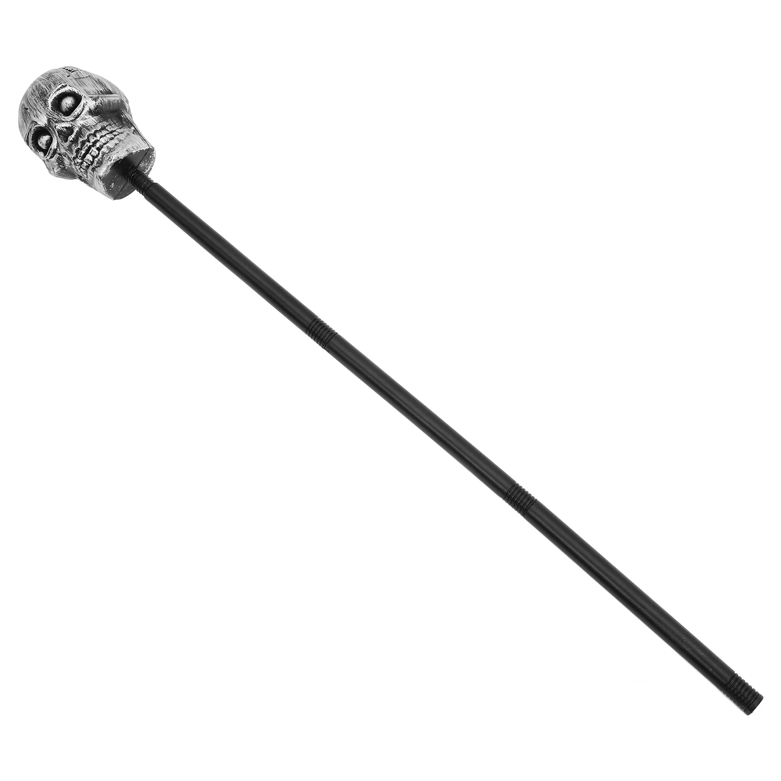 

Skull Cane ABS Material Halloween Walking Scepter Staff Decorative Prop Party Supply Cosplay Crutch Stick Photo Toy Spooky