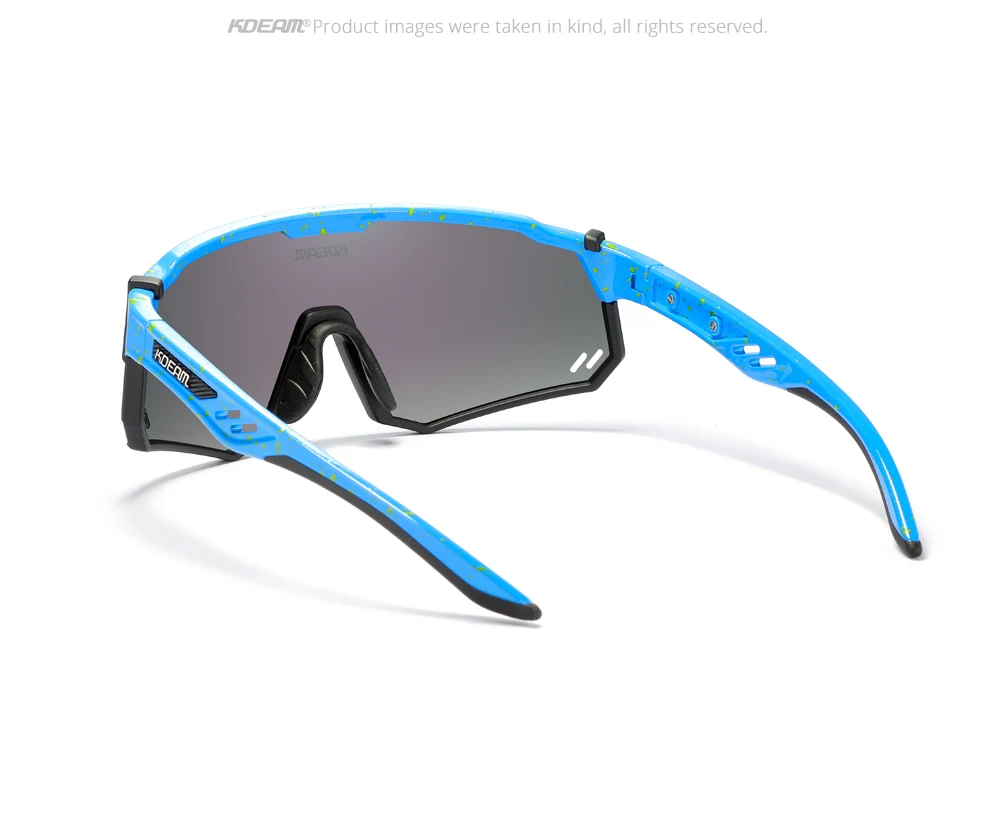 Kdeam High-End-Sports onnen brille polarisierte Herren-Fahrrad brille abnehmbarer Tr90-Rahmen und Nasen pads leicht auszu tauschen – Detail 34