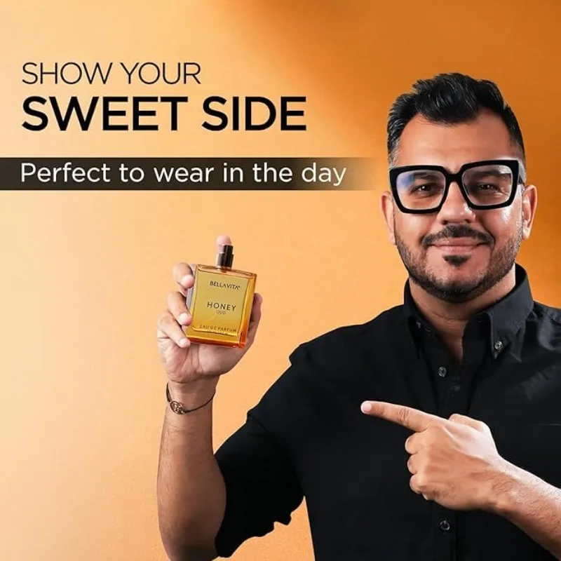 100 مللي العطور العربية الأصلية BellaVita الفاخرة العسل العود أو دو عطر رذاذ للجنسين دائم الخشب الفيرومونات عطر كولونيا الهدايا