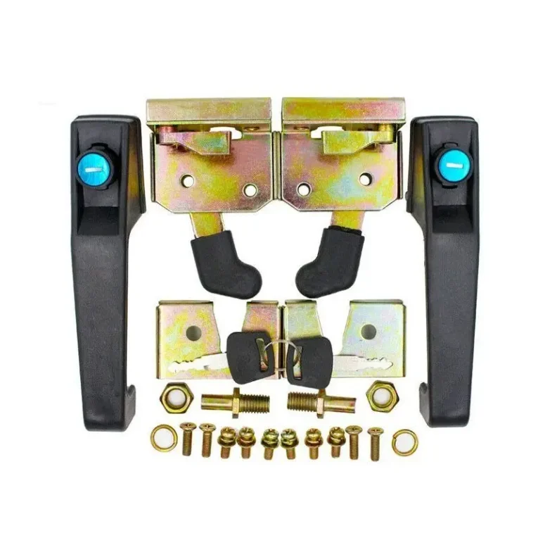 1SET Forklift Cab Door Lock GMS502 Door Handle Lock For Hangcha Heli Longgong Liugong 1-10T High Quality Forklift Accessories